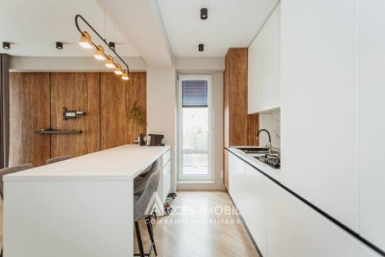 Inamstro! Bloc Nou! Ciocana, bd. Mircea cel Bătrân, 2 camere + living. Terasă 15m²! Euroreparație! De mijloc!: 6