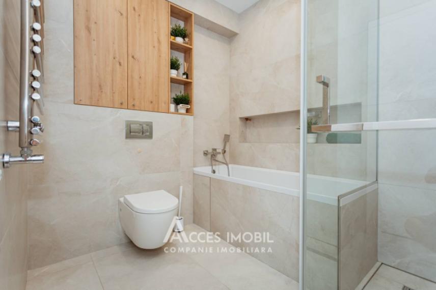Inamstro! Bloc Nou! Ciocana, bd. Mircea cel Bătrân, 2 camere + living. Terasă 15m²! Euroreparație! De mijloc!: 15