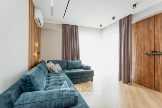 Inamstro! Bloc Nou! Ciocana, bd. Mircea cel Bătrân, 2 camere + living. Terasă 15m²! Euroreparație! De mijloc!: 2