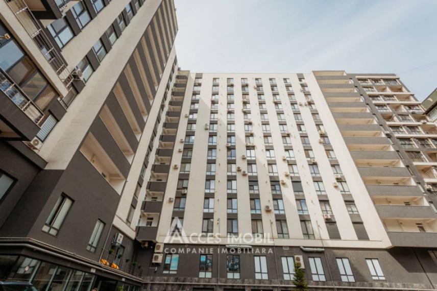 Inamstro! Bloc Nou! Ciocana, bd. Mircea cel Bătrân, 2 camere + living. Terasă 15m²! Euroreparație! De mijloc!: 19