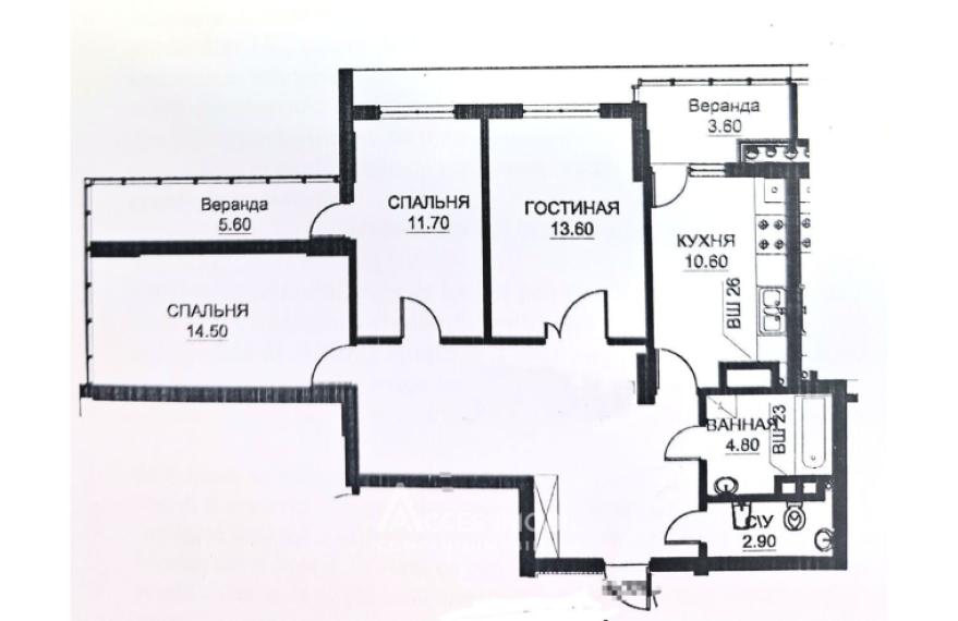 Exfactor! Bloc Nou! Ciocana, str. Nicolae Milescu Spataru, 3 camere + living. Varianta albă!: 2