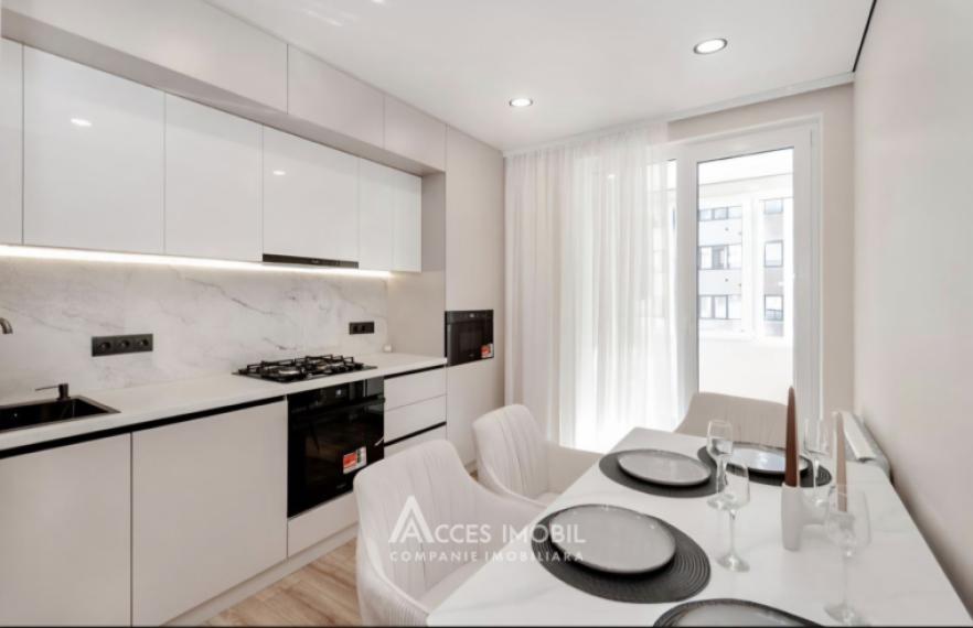 Exfactor! Bloc Nou! Buiucani, str. Ion Buzdugan, 2 camere + living. Euroreparație!: 4