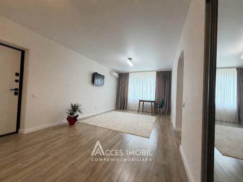Râșcani, bd. Moscova, 2 camere + living. Euroreparație! Localizare de mijloc!: 4