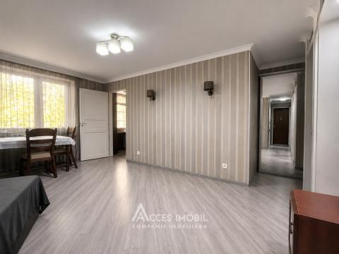 Râșcani, str. Dumitru Râșcanu, 2 camere + living. Euroreparație! Localizare de mijloc!: 3