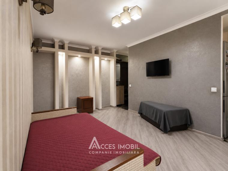 Râșcani, str. Dumitru Râșcanu, 2 camere + living. Euroreparație! Localizare de mijloc!: 2