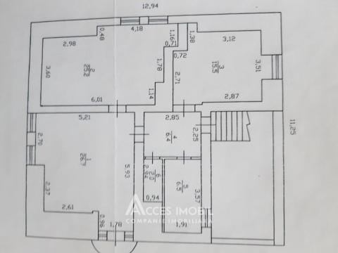 For Rent! Commercial Space, 350m2, Toma Ciorba street, Center! Euro Repair!: 25