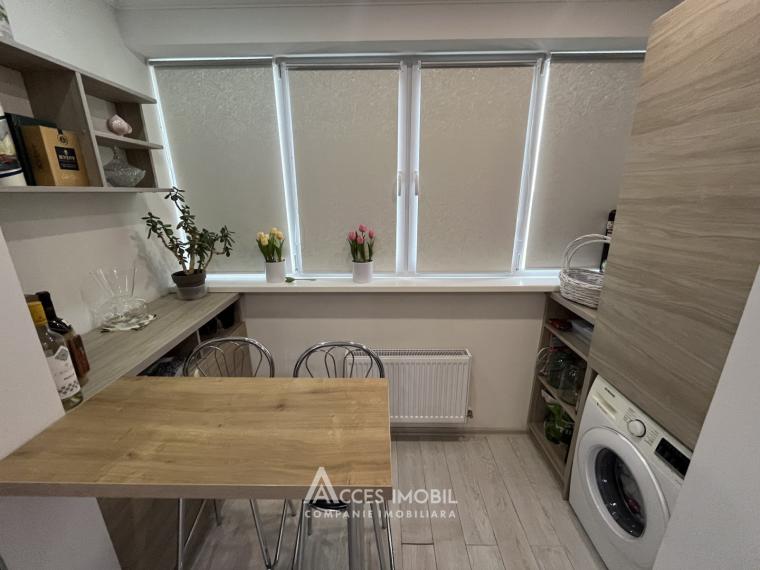 Kirsan! Bloc Nou! Telecentru, str. Constantin Vârnav, 2 camere + living. Euroreparație! Priveliște!: 7