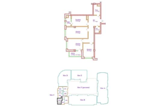 Bloc Nou! Durlești, str. Cartușa, 3 camere + living. De mijloc!: 2