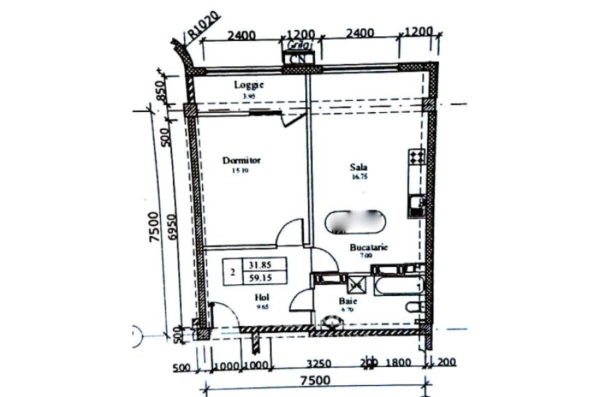 Inamstro! Bloc nou! str. Ion Dumeniuc, Ciocana, 1 cameră + living. Variantă Albă!: 5