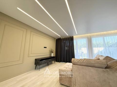Rent! Duplex in 2 levels! Durlești, Podgorenilor street, 3 rooms + living room, 140m² + 3 ares. Premium renovation!: 2