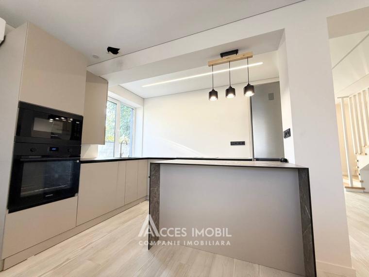 Rent! Duplex in 2 levels! Durlești, Podgorenilor street, 3 rooms + living room, 140m² + 3 ares. Premium renovation!: 3