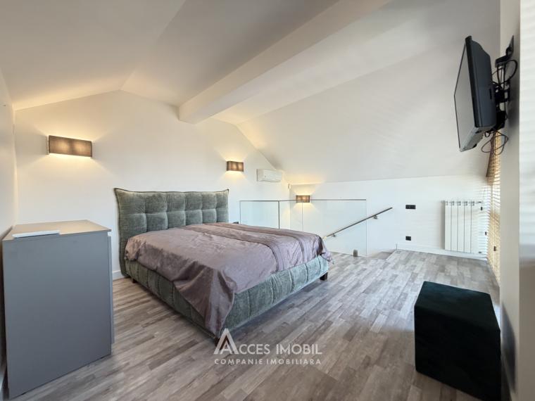 Аренда! Дом в 2 уровня! Кодру, ул. Кобзарилор, 1 комната + гостиная, 45м² + 1 сотка. Евроремонт!: 1