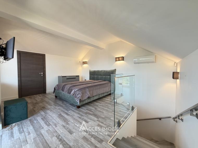 Аренда! Дом в 2 уровня! Кодру, ул. Кобзарилор, 1 комната + гостиная, 45м² + 1 сотка. Евроремонт!: 2