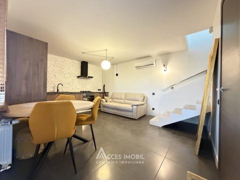 Аренда! Дом в 2 уровня! Кодру, ул. Кобзарилор, 1 комната + гостиная, 45м² + 1 сотка. Евроремонт!: 9
