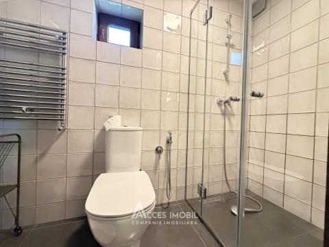Аренда! Дом в 2 уровня! Кодру, ул. Кобзарилор, 1 комната + гостиная, 45м² + 1 сотка. Евроремонт!: 12