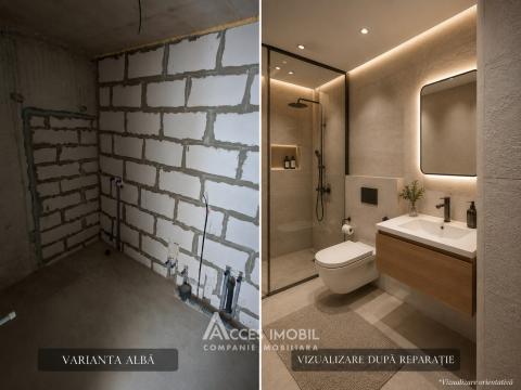 Golban Trade! New Block! Durlesti, Regina Elisabeta street, 2 rooms + living room. White version!: 5