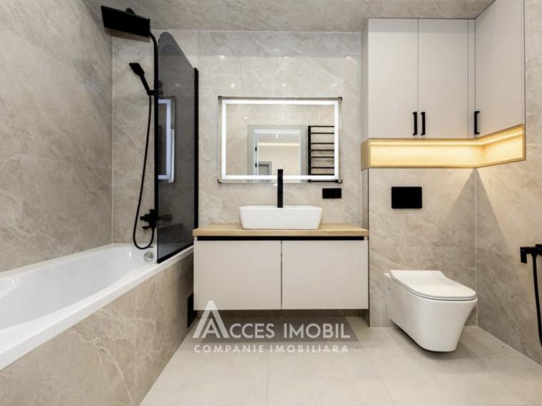 Pamir Construct! Bloc Nou! Botanica, str. Ghica-Vodă, 2 camere + living. Euroreparație!: 9