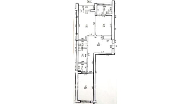 Exfactor! Bloc Nou! Aeroport, str. Dacia, 2 camere + living. Varianta albă! Localizare de mijloc!: 8
