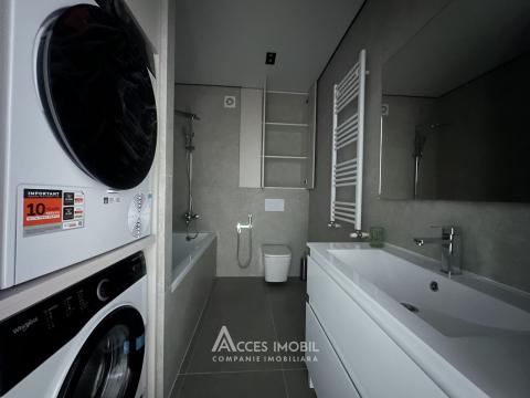 Bloc Nou! Durlești, str. Regina Elisabeta, 2 camere + living. Euroreparație! De mijloc!: 7
