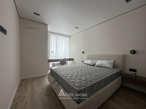 Bloc Nou! Durlești, str. Regina Elisabeta, 2 camere + living. Euroreparație! De mijloc!: 1