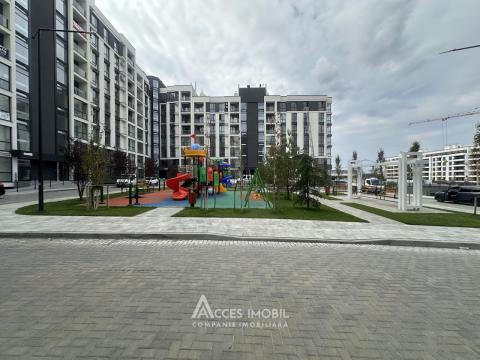 Bloc Nou! Durlești, str. Regina Elisabeta, 2 camere + living. Euroreparație! De mijloc!: 10