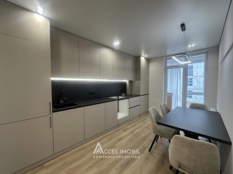 Bloc Nou! Durlești, str. Regina Elisabeta, 2 camere + living. Euroreparație!: 4