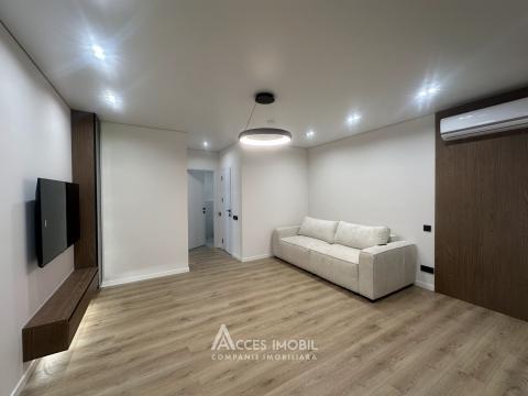 Bloc Nou! Durlești, str. Regina Elisabeta, 2 camere + living. Euroreparație!: 3
