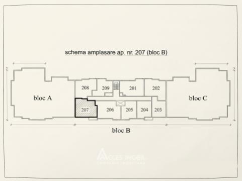 Poliprim-Grup! New block! Durlești, Nicolae Dimo street, 2 rooms.: 3
