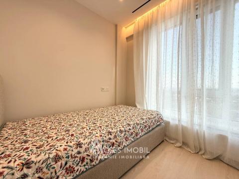 Rent! Buiucani, Alba-Iulia street, 2 rooms + living room. Premium repair!: 4