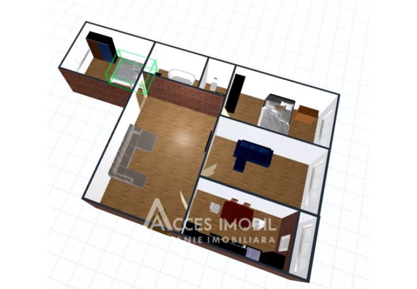 Ialoveni, str. Alexandru cel Bun, 3 camere. Încălzire Autonomă!: 10