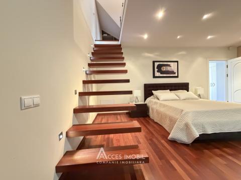 Rent! Townhouse in 3 levels! Centru, Sfatul Tarii street, 2 rooms + living room, 108m2. Eurorepair!: 2