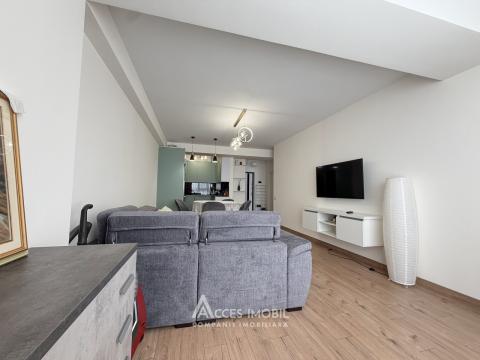 Rent! New Block! Centru, Ivan Zaikin street, 1 room + living room. Eurorepair! Middle location!: 5