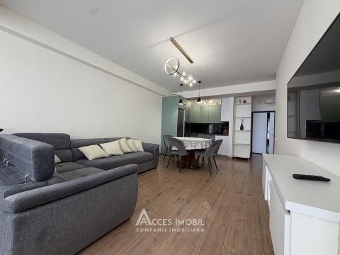 Rent! New Block! Centru, Ivan Zaikin street, 1 room + living room. Eurorepair! Middle location!: 8