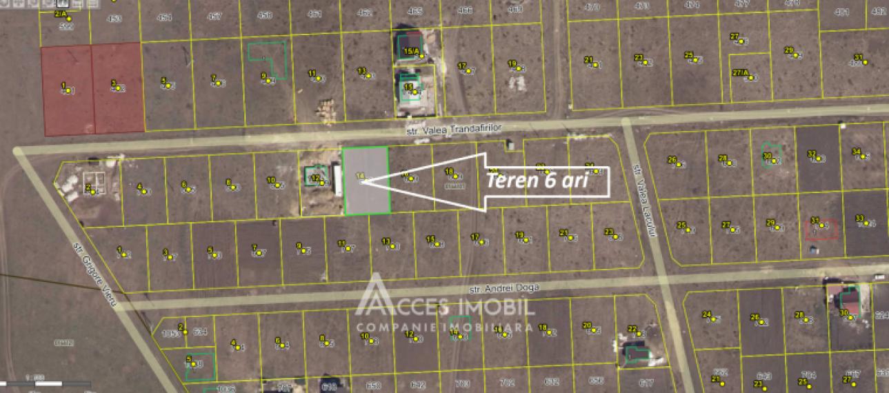 Teren pentru construcție 6 ari, Tohatin, str. Valea Trandafirilor!: 11