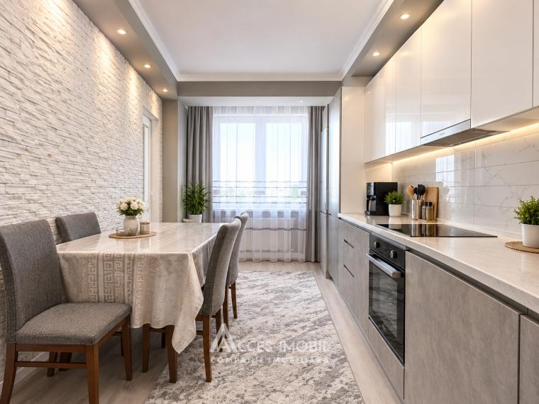 Basconslux! Bloc Nou! Telecentru, str. Sprîncenoaia, 2 camere + living. Localizare de mijloc!: 10