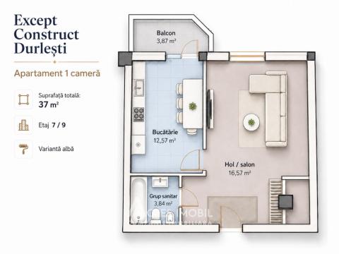 Apartments for sale in Chisinau: Durlești