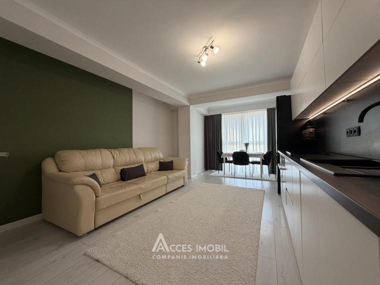 Bloc Nou! Botanica, bd. Cuza-Vodă, 2 camere + living. Euroreparație! Priveliște!: 2