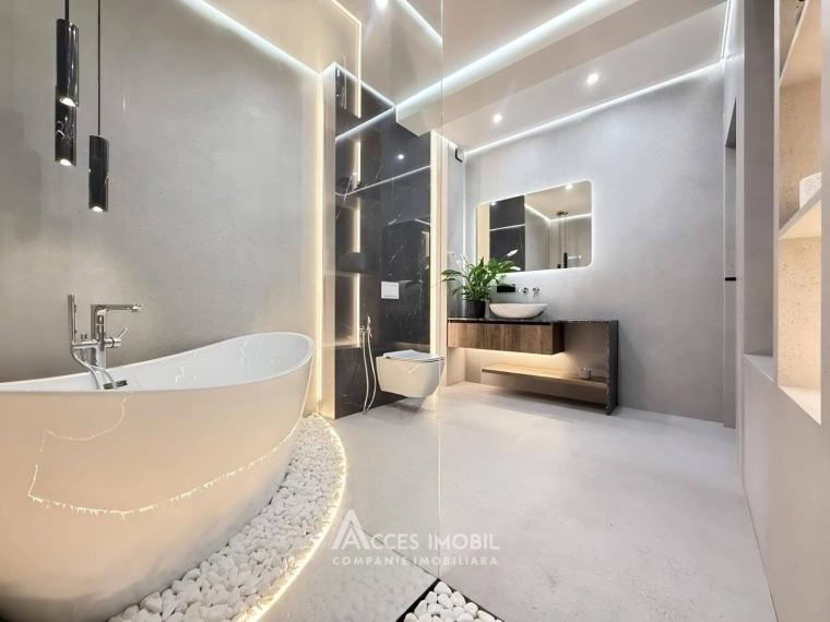 TownHouse în 2 niveluri! Grătiești, str. Prieteniei, 3 camere + living, 220m2 + 2 ari. Euroreparație!: 19