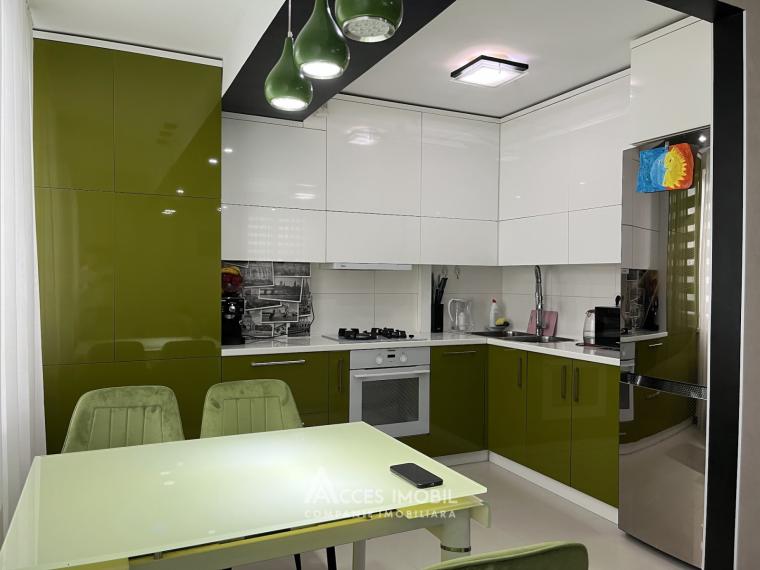 Kirsan! Bloc Nou! Botanica, str. Cetatea Chilia, 2 camere + living. Localizare bilaterală!: 9