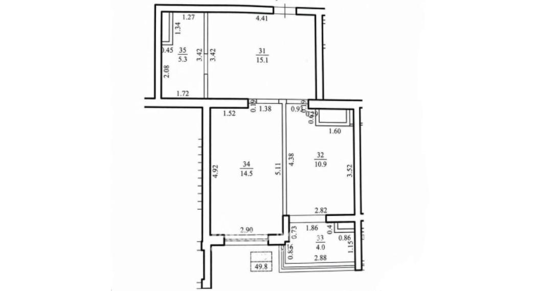 Exfactor! Bloc Nou! Buiucani, str. Vasile Lupu, 1 cameră + living. Varianta albă!: 9