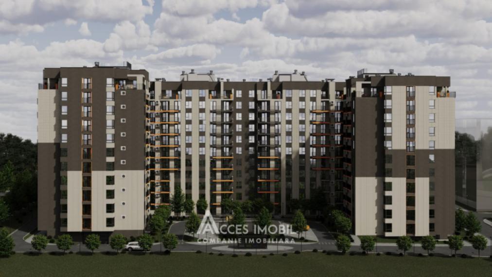 Solomon Construct! Bloc Nou! Durlești, str. Nicolae Dimo, 1 cameră + living! În construcție!: 0