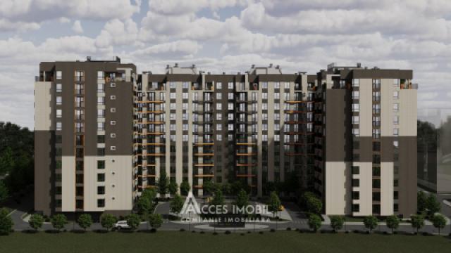 Solomon Construct! Bloc Nou! Durlești, str. Nicolae Dimo, 1 cameră + living! În construcție!: 0