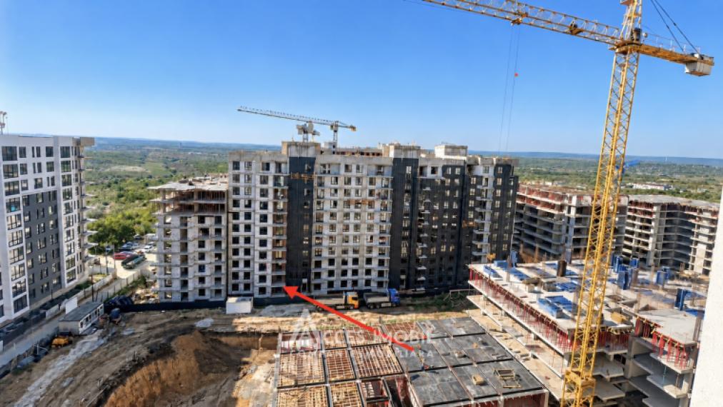 Solomon Construct! Bloc Nou! Durlești, str. Nicolae Dimo, 1 cameră + living! În construcție!: 1