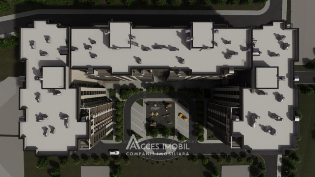 Solomon Construct! Bloc Nou! Durlești, str. Nicolae Dimo, 1 cameră + living! În construcție!: 3