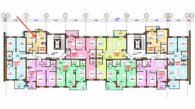 Solomon Construct! Bloc Nou! Durlești, str. Nicolae Dimo, 1 cameră + living! În construcție!: 4