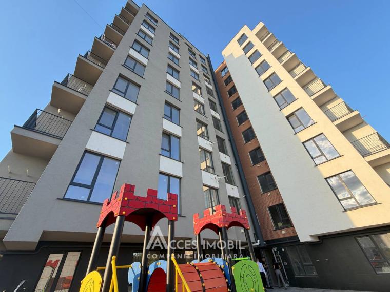 Estate Invest! Bloc Nou! Durlești, str. Atelierilor, 2 camere + living. Varianta albă!: 1