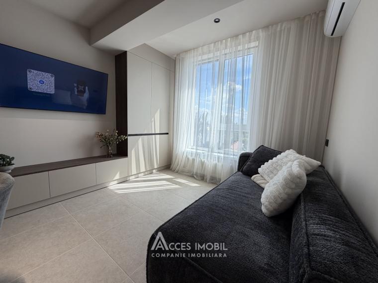 Bloc Nou! Durlești, str. Cartușa, 1 cameră + living. Euroreparație!: 2
