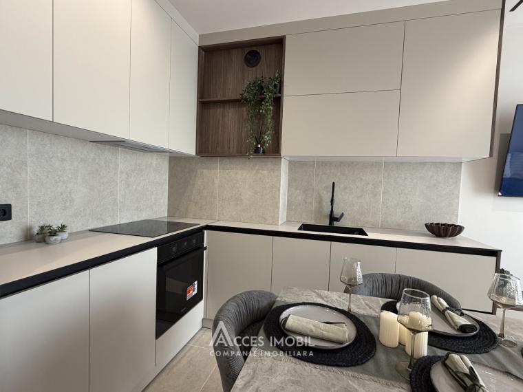 Bloc Nou! Durlești, str. Cartușa, 1 cameră + living. Euroreparație!: 7