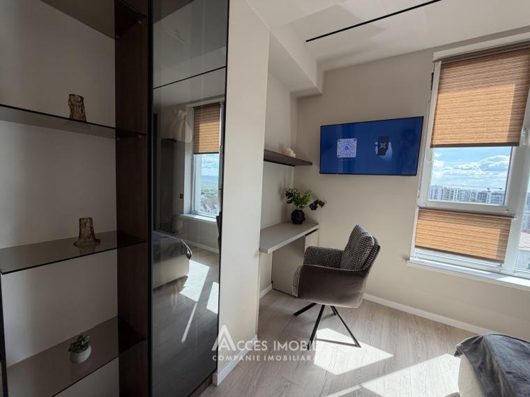 Bloc Nou! Durlești, str. Cartușa, 1 cameră + living. Euroreparație!: 4