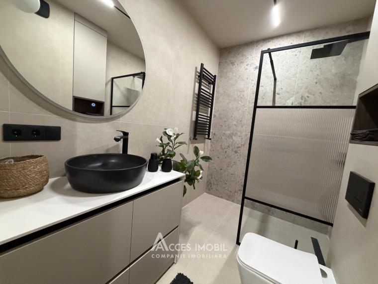Bloc Nou! Durlești, str. Cartușa, 1 cameră + living. Euroreparație!: 10